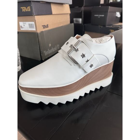 Stella McCartney Elyse Star-Studded Buckle Platform Shoes EU 40 MSRP $950 - Picture 2 of 6